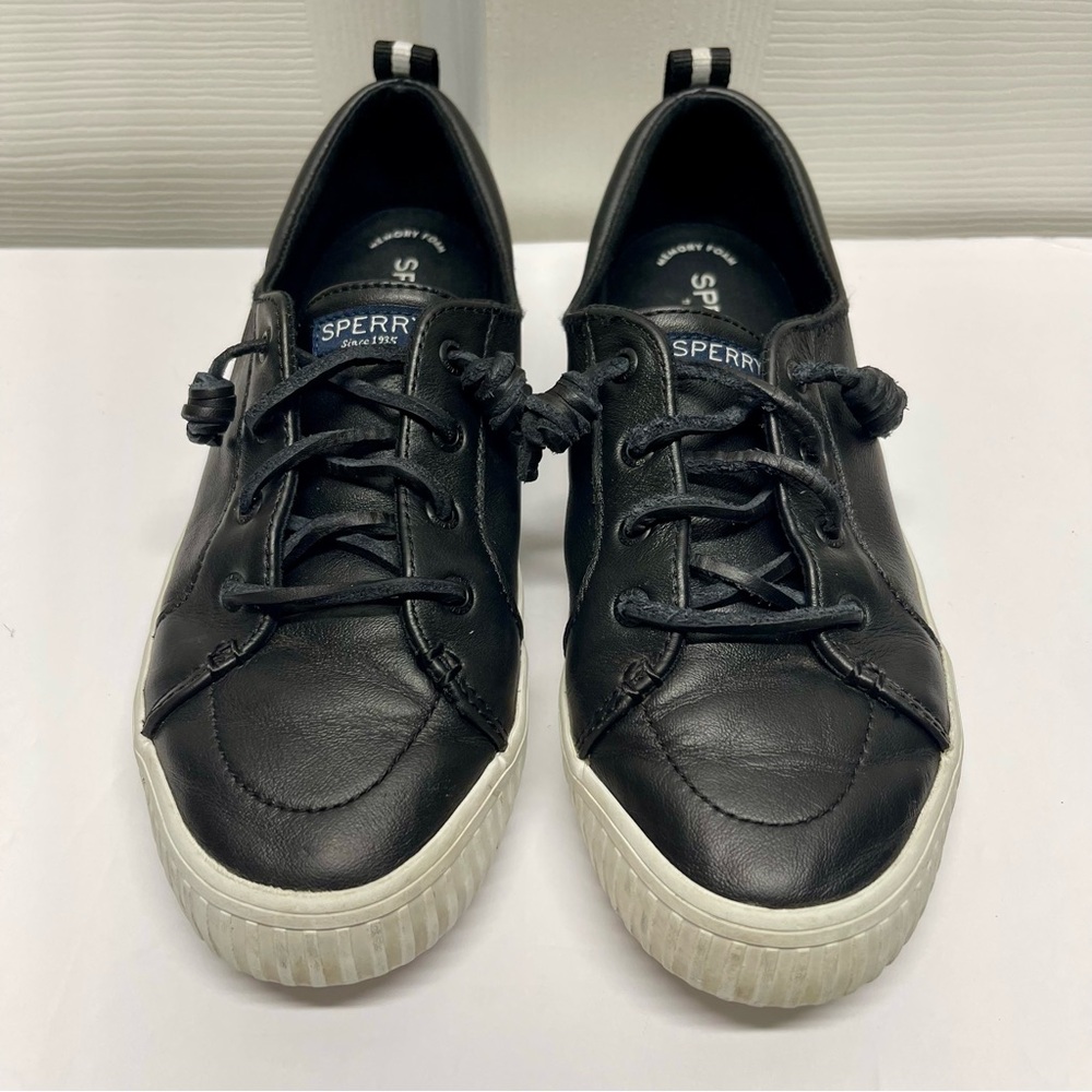 Sperry Top Sider  Women’s Black Shoes Size 8.5 Slip On